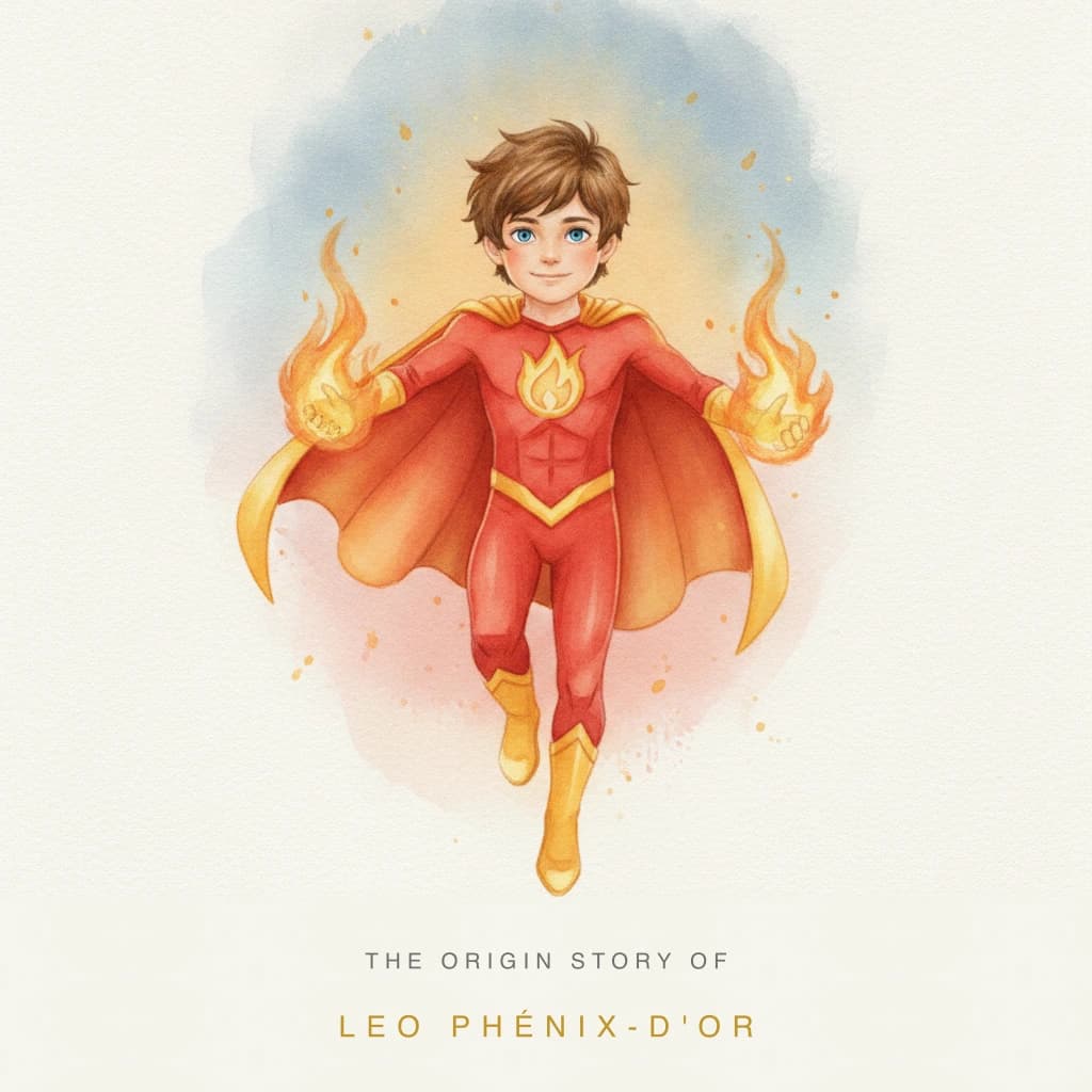 The cover of The Origin Story of Leo Phénix-d'Or